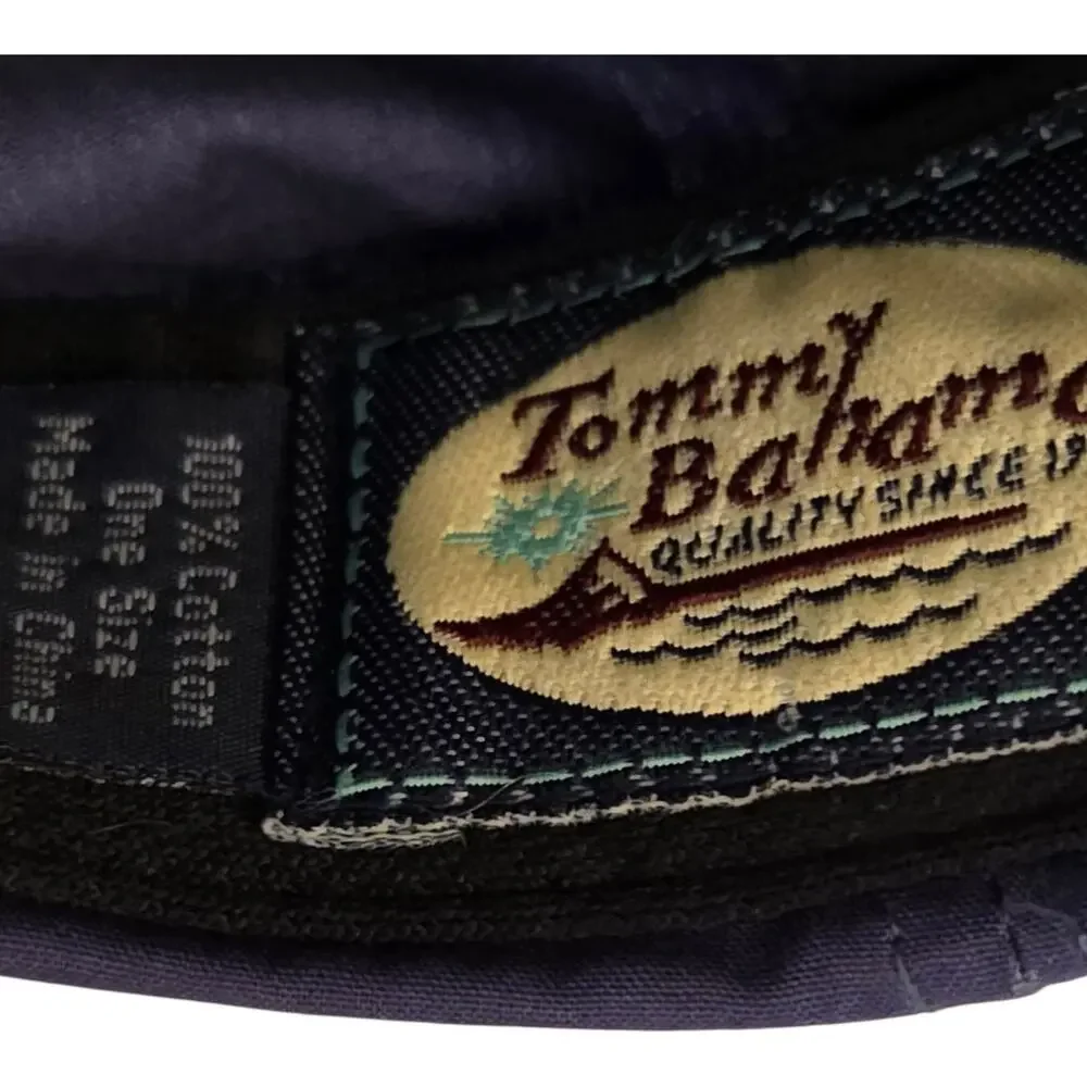 Tommy Bahama Paradise Nation Baseball Cap Mens Navy Flag Adjustable Hat Fishing